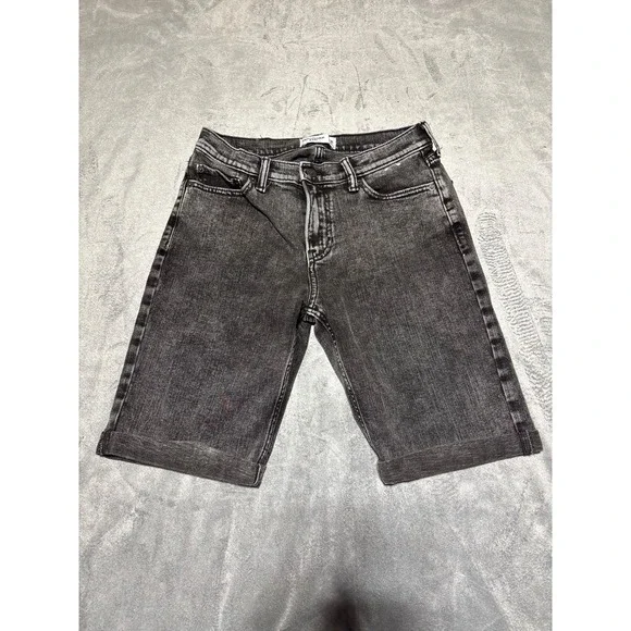 Abercrombie Kids 15/16 Black Denim Jean Bermuda Shorts - Picture 1 of 9